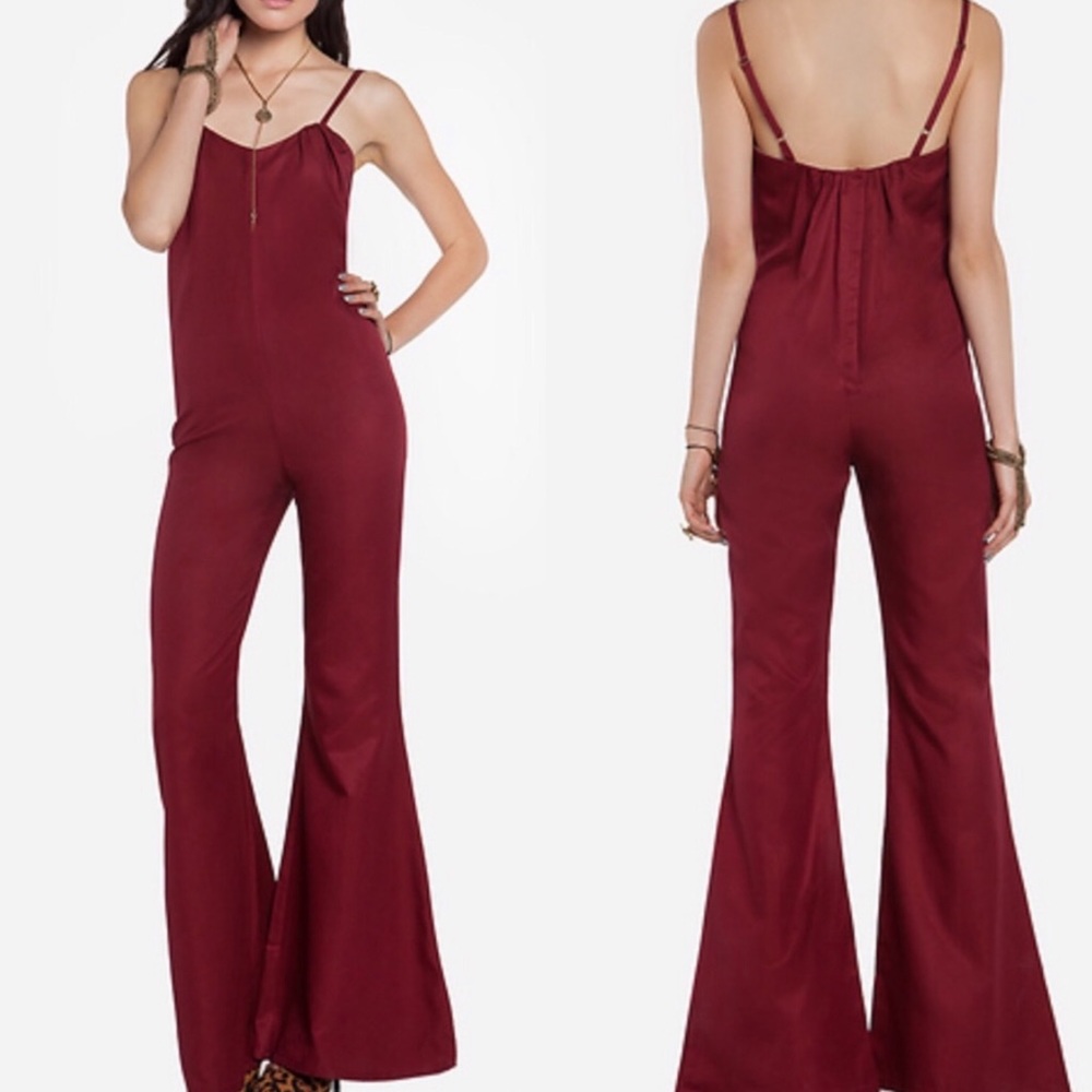 PREOWNED STONE COLD FOX WIDE LEG SEXY JUMPSUIT